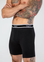 Load image into Gallery viewer, Bamboo Boxer Shorts : Black
